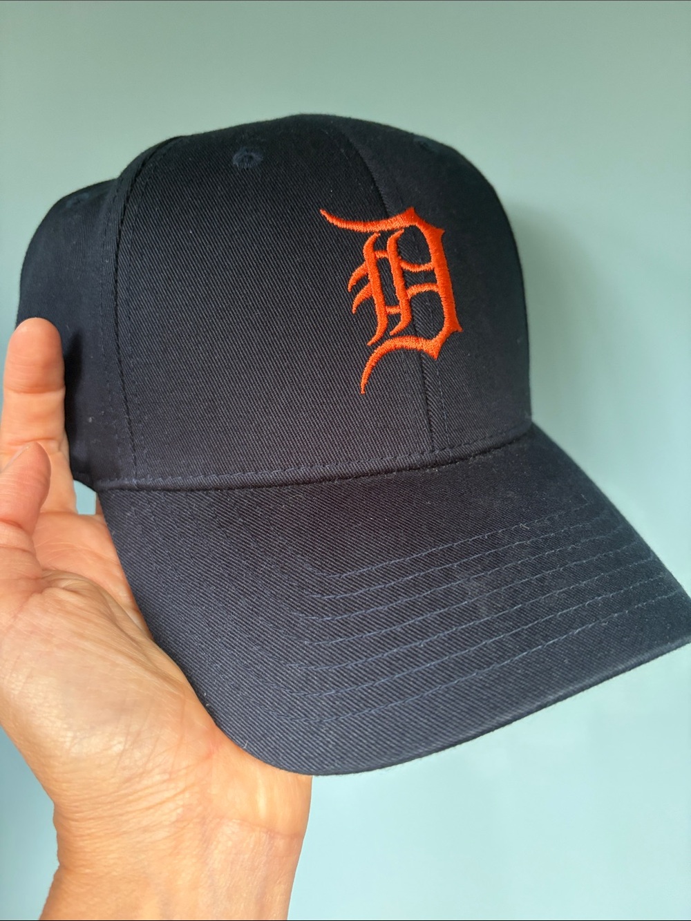 Kids Detroit Tigers 47 Brand - Navy & Orange MLB Adjustable Snapback Hat